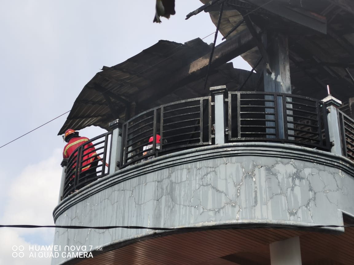 Rumah Terbakar di Bentas, Kota Ambon