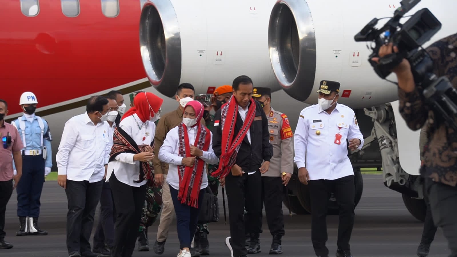 Presiden disambut Gubernur Maluku