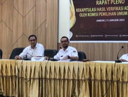 4 Petahana DPD RI Lolos Verifikasi, 10 Balon Diberi Waktu 6 Hari Oleh KPU Maluku