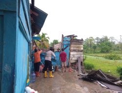 Dusun SP2 Diamuk Puting Beliung, 11 Rumah Rusak