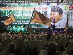 Ribuan Santri di Jatim Deklarasi Dukung Prabowo: Istiqomah pada Kebaikan