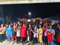 Mercy-Wenly Kampanye Tatap Muka di Leitimur Selatan