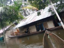 Ratusan Rumah Warga Di  Algadang  Terendam Banjir