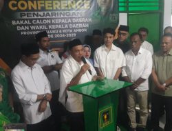 Sempat Jadi Lawan  di Pilwakot Ambon, Hadler Kini Dampingi Sam Daftar Balon Wagub