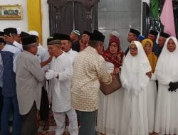 Pelepasan 6 JCH, Puluhan Warga Sepa Padati Masjid