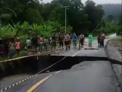 Jalan Menuju Kawanua Putus, BPJN Maluku Menuju Lokasi Bencana