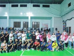 HUT Bhayangkara,Polres SBT Gandeng PBSI Gelar Turnamen Badminton