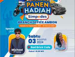 Hari Ini BRI Cabang Ambon Gelar Panen Hadiah, Ada Mobil dan 10 Sepeda Motor