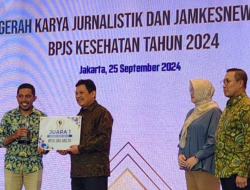 Frans Pati Herin Sabet Penulis Terbaik Lomba Karya Jurnalistik BPJS Kesehatan