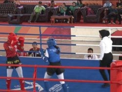 PON Aceh-Sumut: Menang KO Atas Atlet Bali, Tomaso Melaju ke Final Muaythai