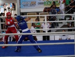 Lolos Penyisihan, Dua Atlet Kick Boxing Rebut Tiket Semifinal PON Aceh-Sumut