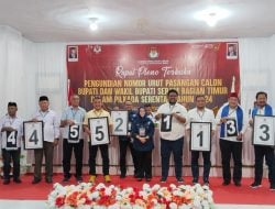 Pilkada SBT: Ini Hasil Pengundian Nomor Urut Lima Paslon