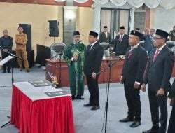 Tiga Pimpinan DPRD Malteng Resmi di Lantik, Haurissa Ketua Para Wakil Rakyat