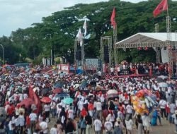 Kampanye Akbar JAR-AMK di Lapangan Merdeka, Ribuan Pendukung Padati Lokasi