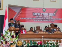 Pj. Bupati Hadiri Pelantikan Tiga Pimpinan DPRD Maluku Tenggara 2024-2029