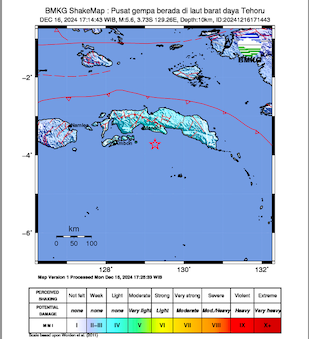 Gempa Maluku Tengah