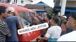 Demo sopir angkot Hunut