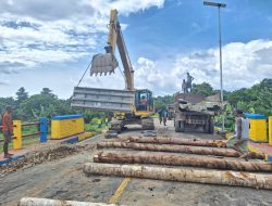 Balai Jalan Maluku Mulai Pasang Bailey Jembatan Wai Merth