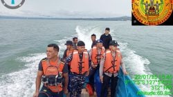 Tim SAR melakukan pencarian pada hari kedua, nelayan yang hilang saat melaut di perairan Pulau Buru.